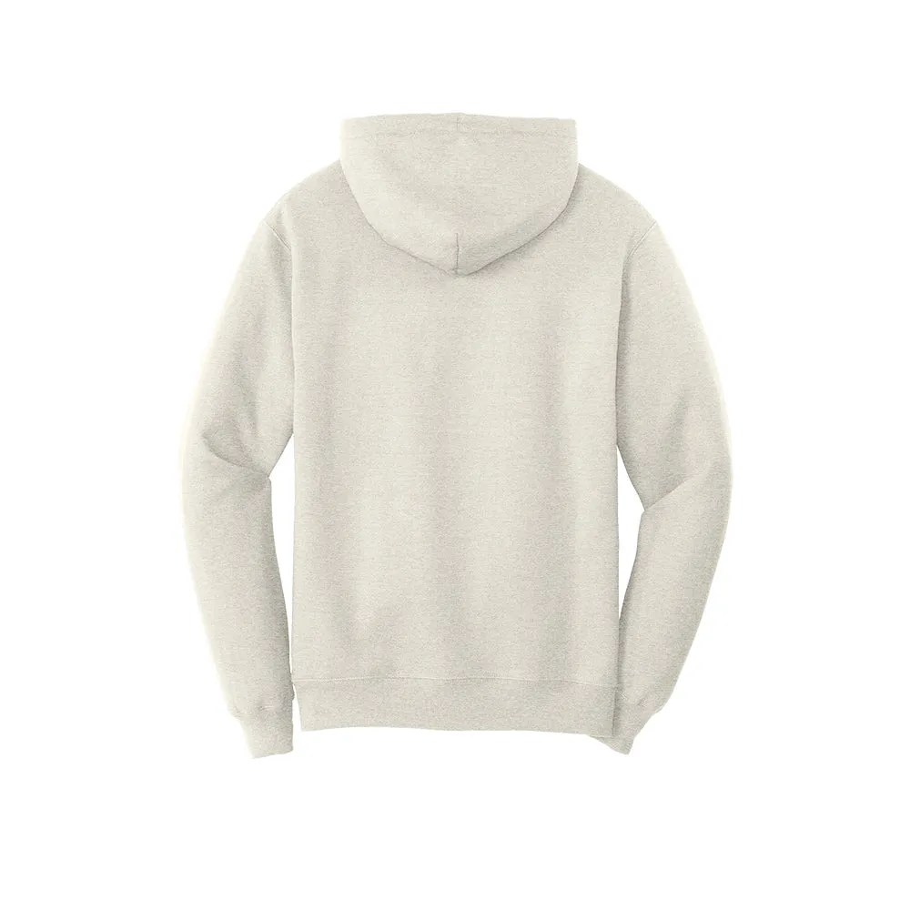 Port & Company® Core Fleece Pullover Hooded Sweatshirt - Oatmeal Heather