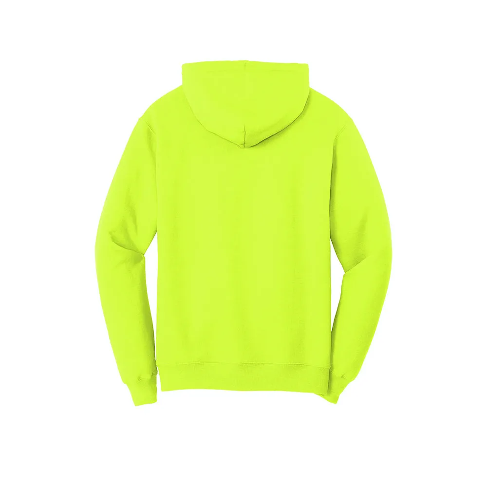 Port & Company® Core Fleece Pullover Hooded Sweatshirt - Safety Green