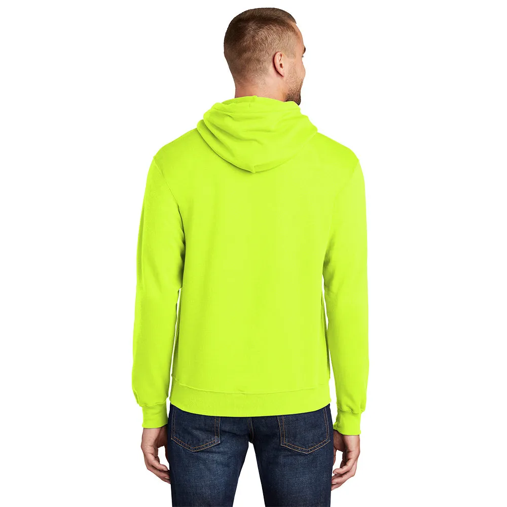 Port & Company® Core Fleece Pullover Hooded Sweatshirt - Safety Green