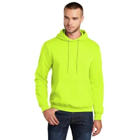 Port & Company® Core Fleece Pullover Hooded Sweatshirt - Safety Green