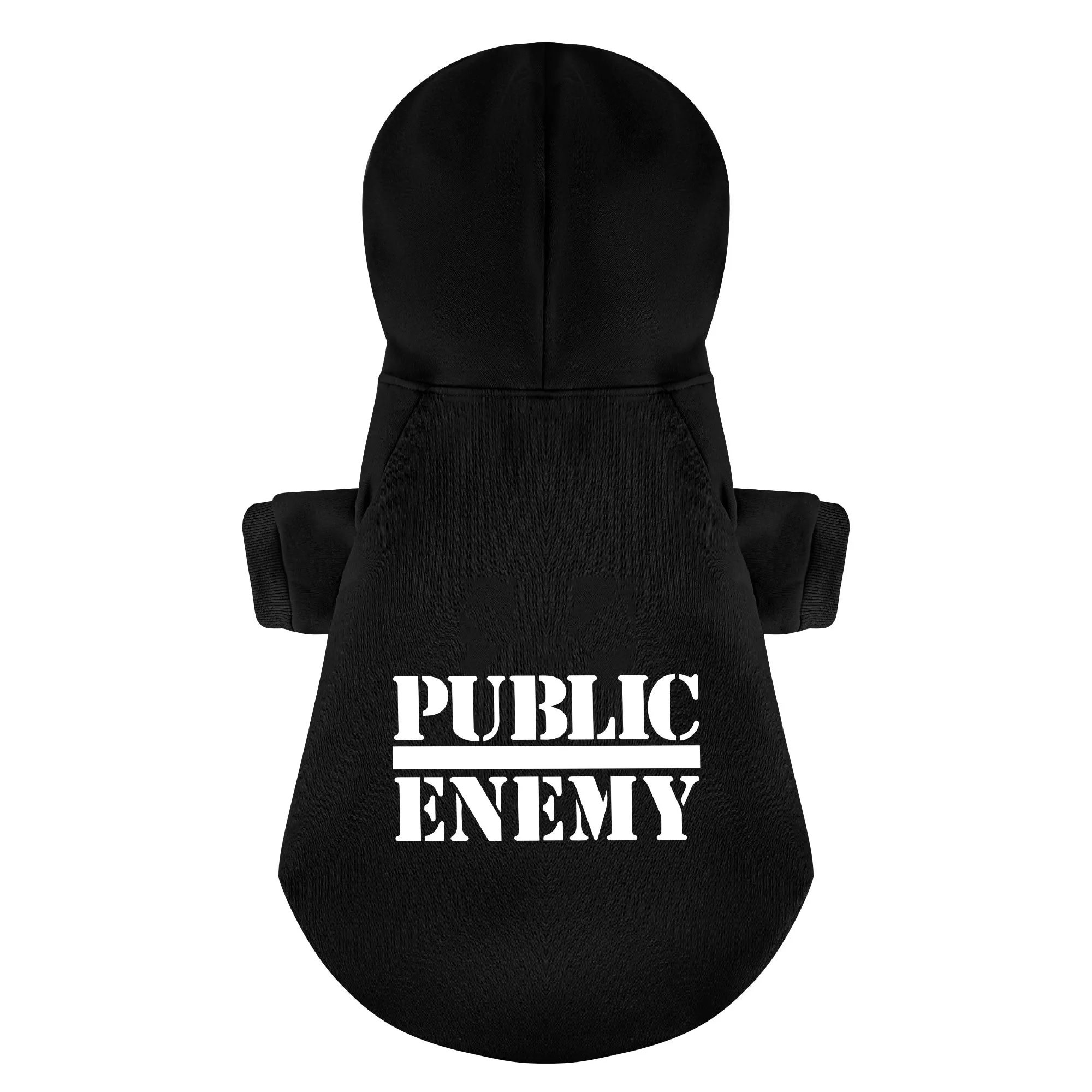 PUBLIC ENEMY -  Personalized French Bulldog Hoodies with Funny Quotes – Stylish, Cozy, and Premium 100% Cotton