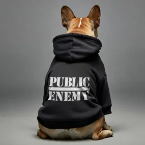 PUBLIC ENEMY -  Personalized French Bulldog Hoodies with Funny Quotes – Stylish, Cozy, and Premium 100% Cotton