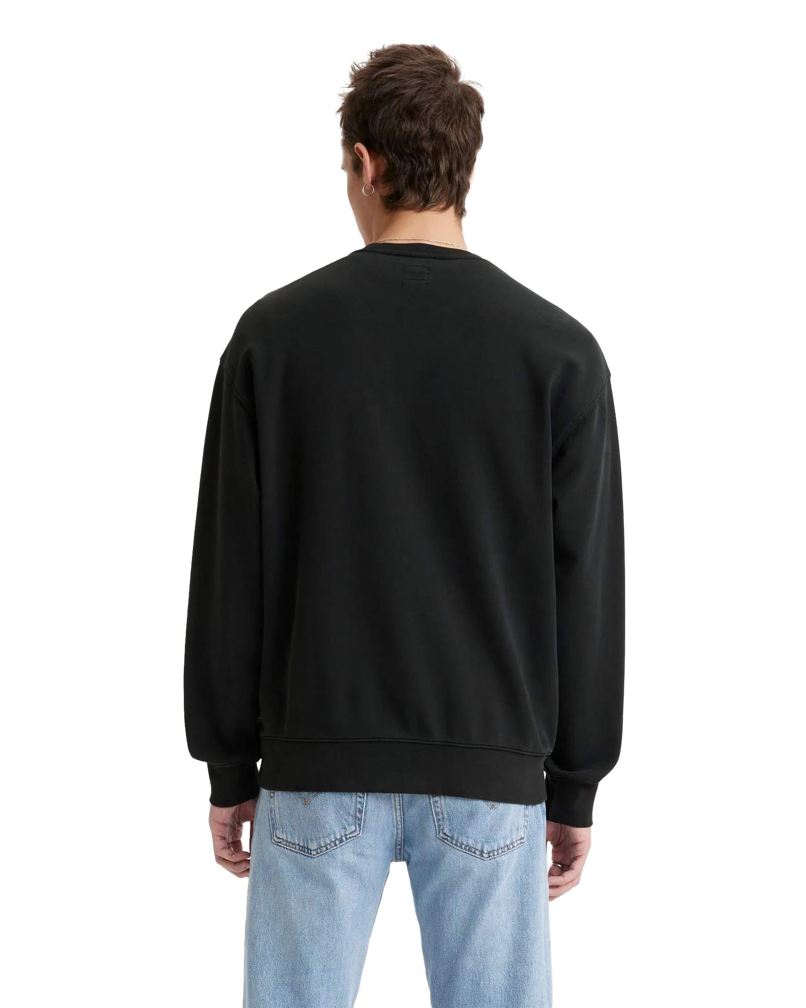 Relaxed Graphic 501® Sweatshirt in Caviar