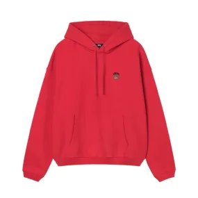 RELAXED OVERSIZED HOODIE / STUSSY / RED