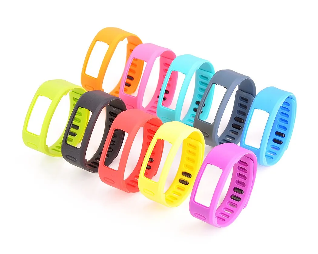 Set of 10 Pcs Colorful Replacement Bands for Garmin Vivofit Tracker