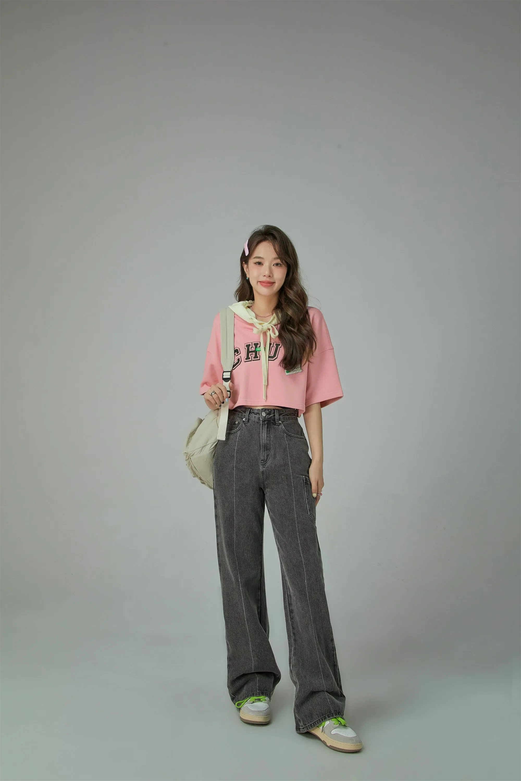 She Is Versatile Wide Pocket Jeans