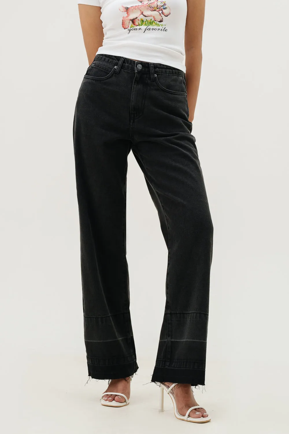 Shifted Shadow Straight Fit Jeans