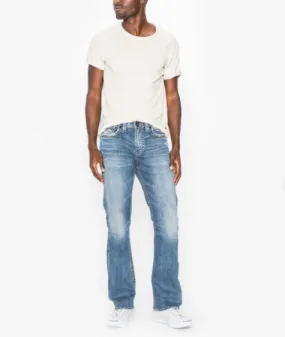 Silver Easy Fit Bootcut Jeans