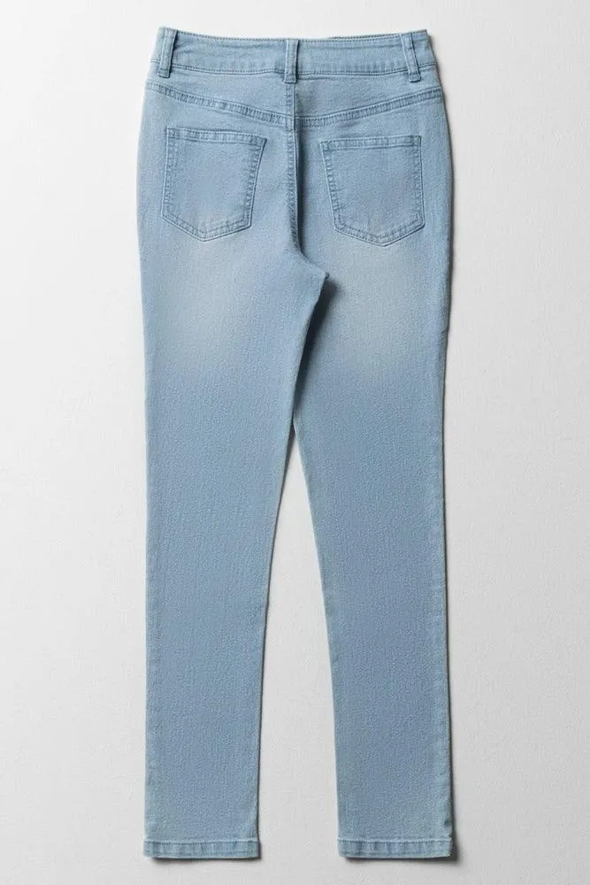 Skinny Denim Jeans Light Blue