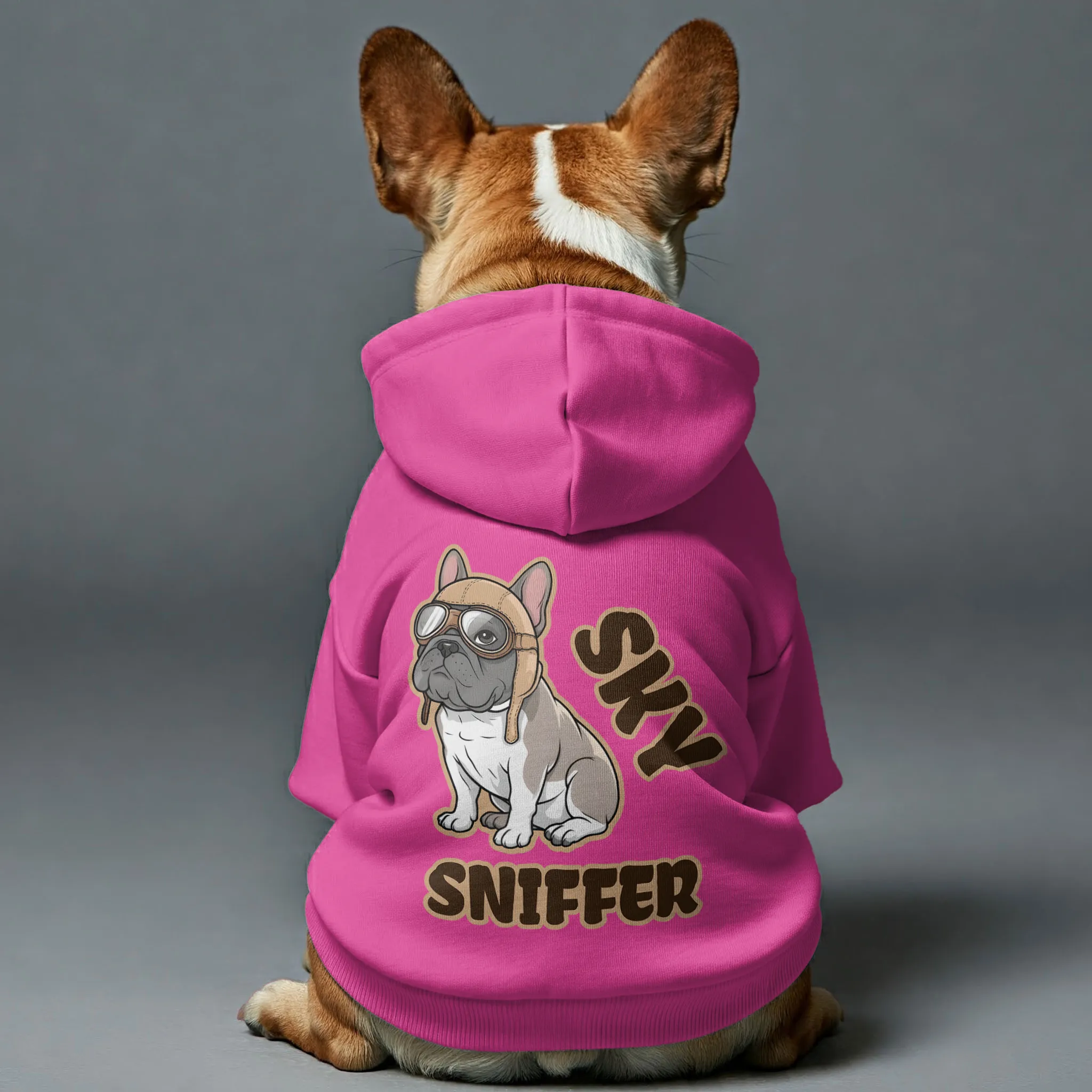 Sky Sniffer - Personalized French Bulldog Hoodies with Funny Quotes – Stylish, Cozy, and Premium 100% Cotton