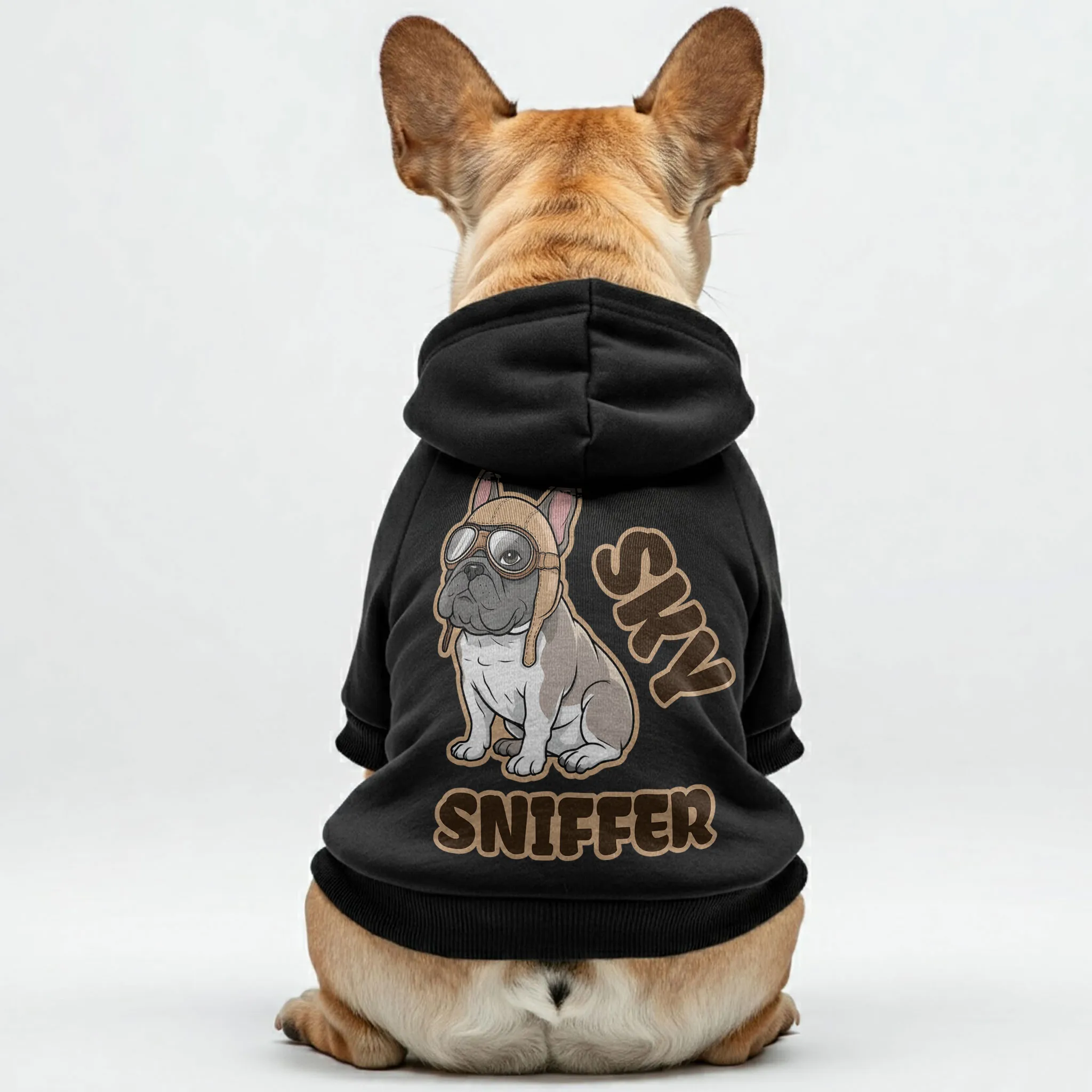 Sky Sniffer - Personalized French Bulldog Hoodies with Funny Quotes – Stylish, Cozy, and Premium 100% Cotton