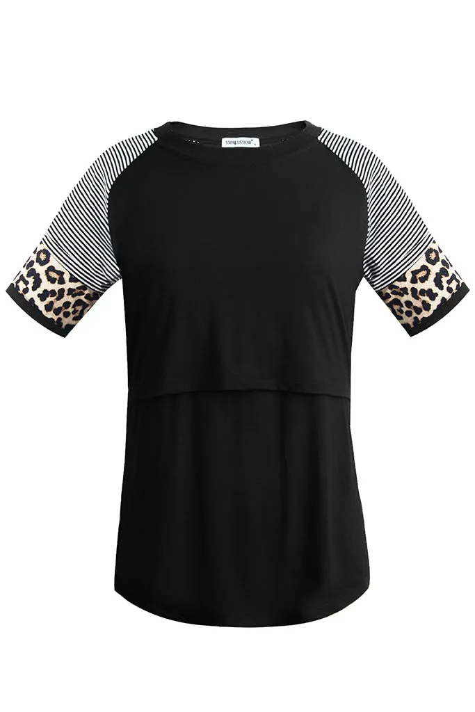 Smallshow Stylish Summer Nursing Tops