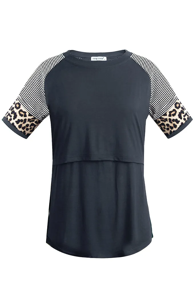 Smallshow Stylish Summer Nursing Tops