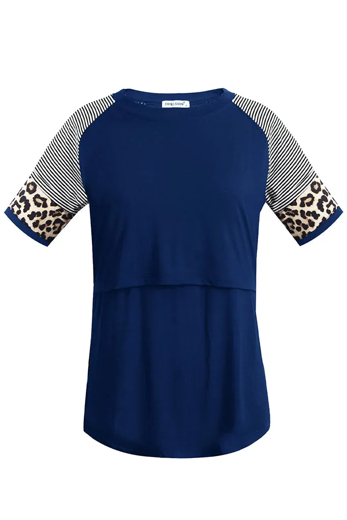 Smallshow Stylish Summer Nursing Tops