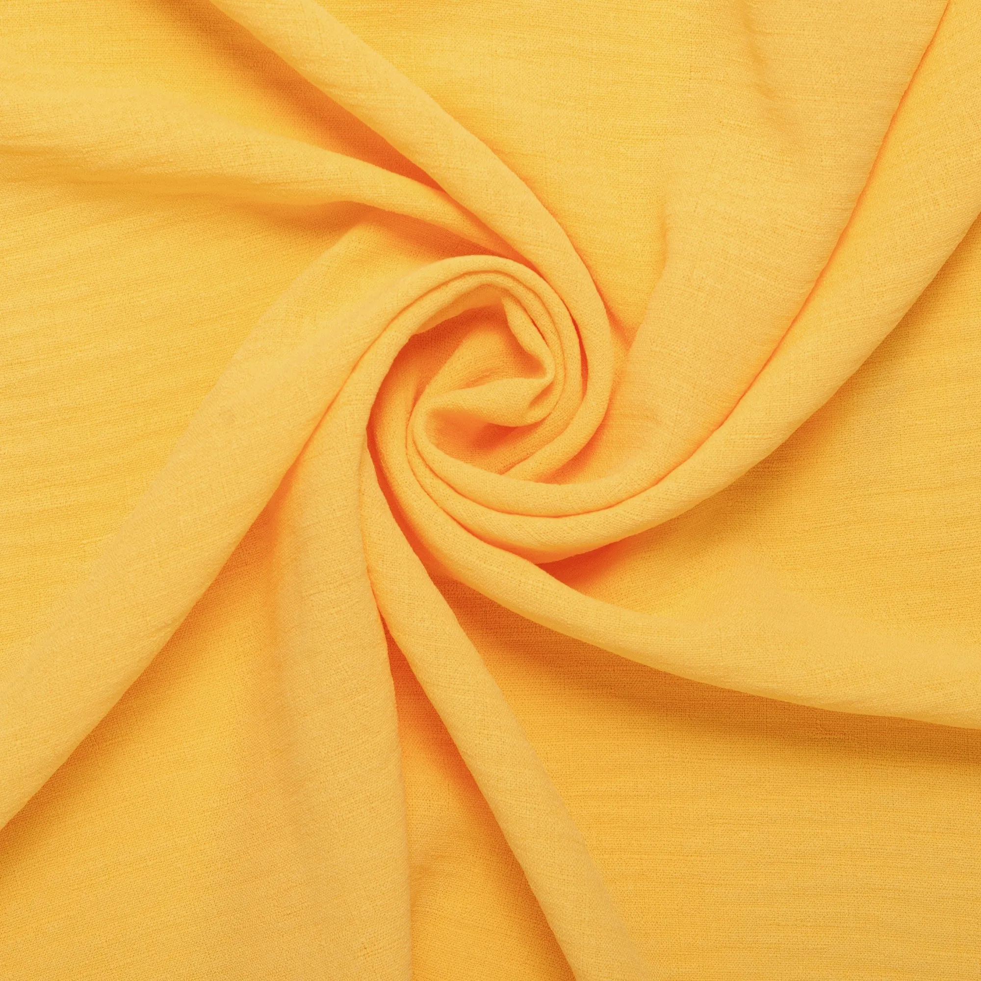 Solid Slub Polyester - MARISA - Yellow