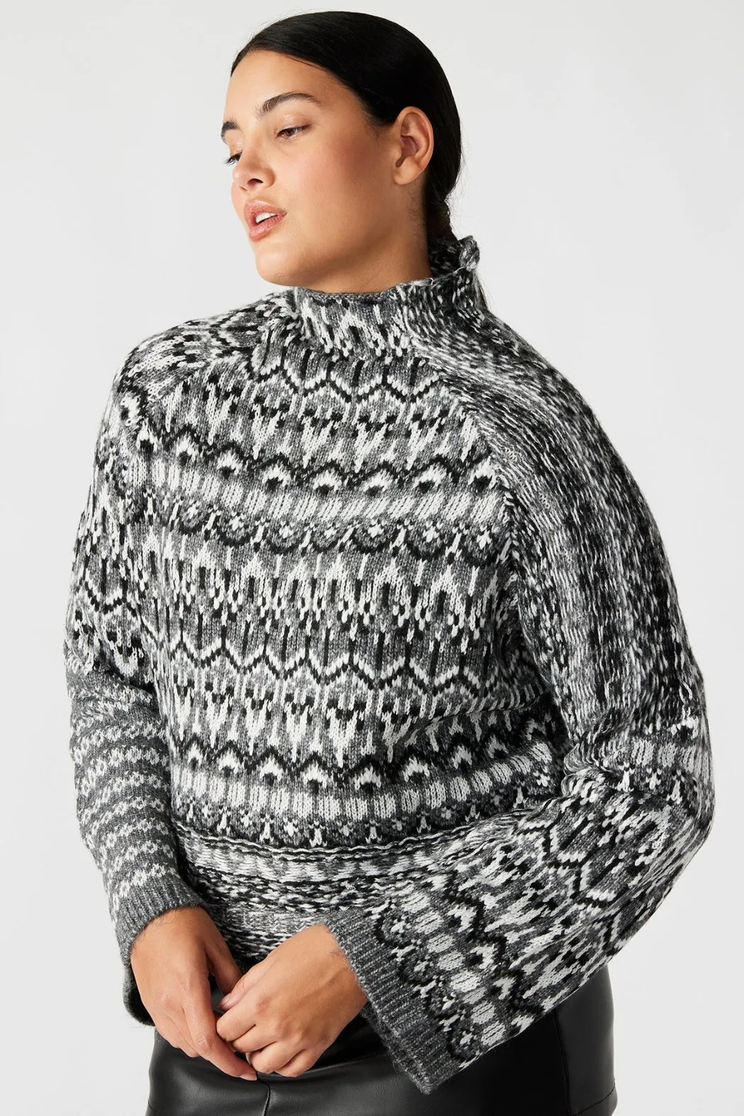 Steve Madden Indie Sweater - Charcoal Grey