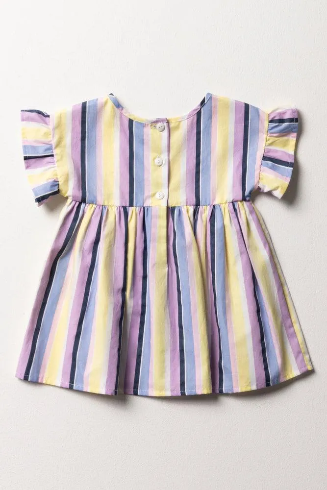 Stripe Dress Lilac