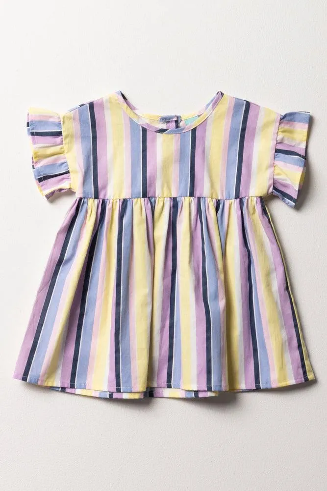 Stripe Dress Lilac