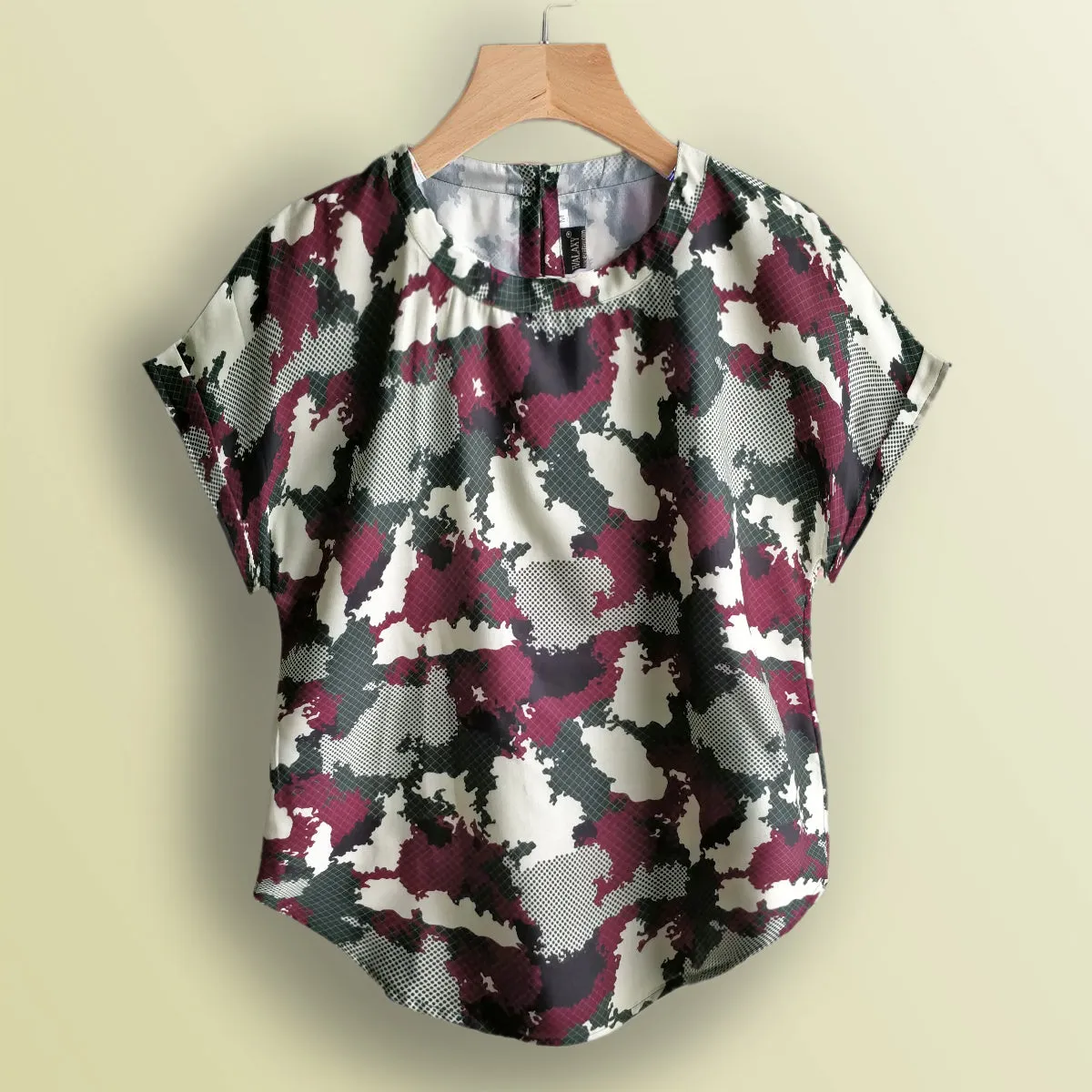 Stylish Camo & Paint Brush Tops Combo For Women & Girls(Pack Of 2 Pcs)