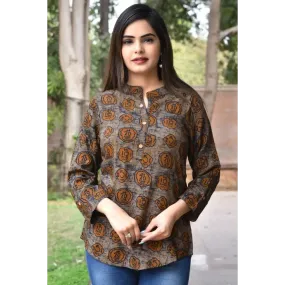 Stylish Printed Rayon Top for Women