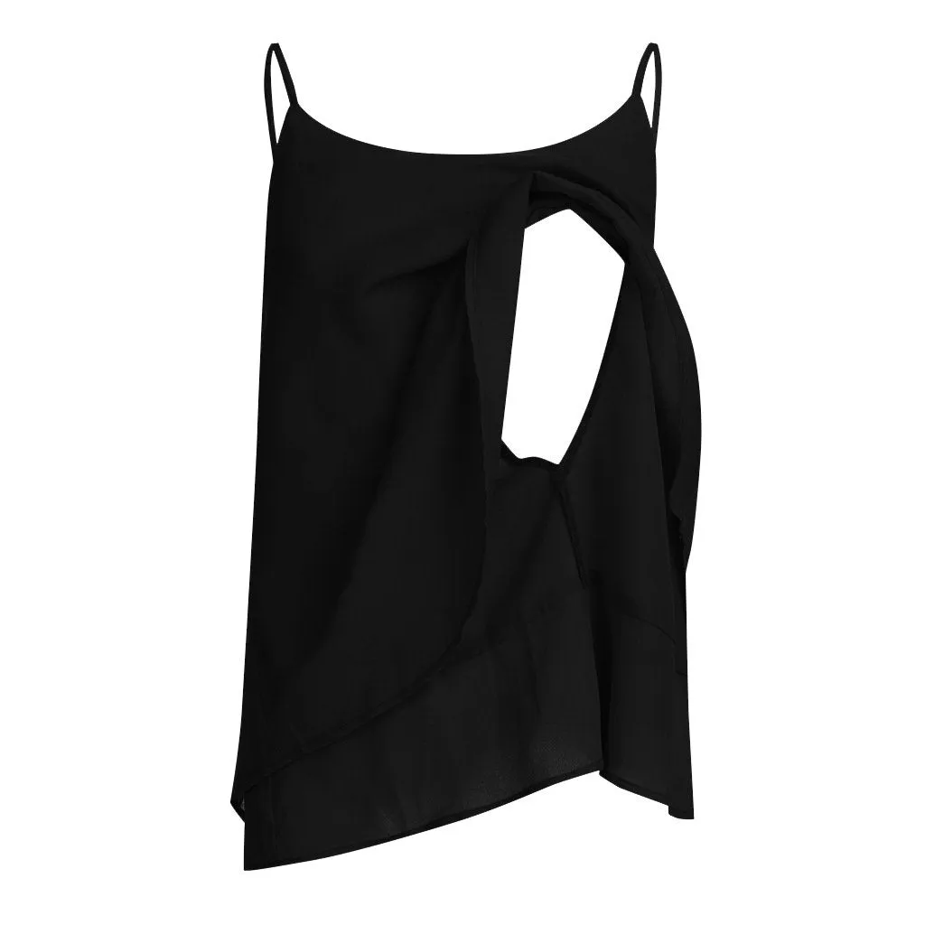 Stylish Solid Backless Nursing Camisole