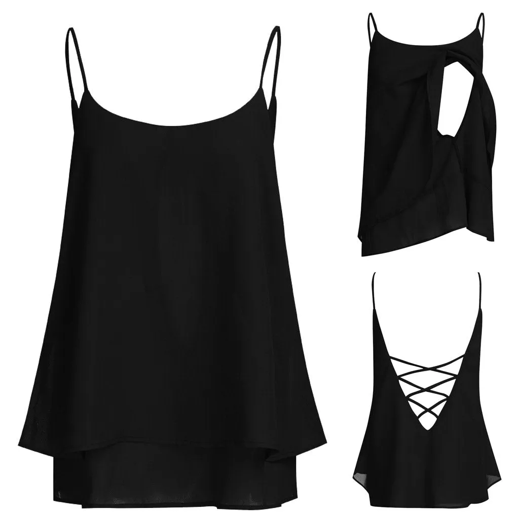 Stylish Solid Backless Nursing Camisole