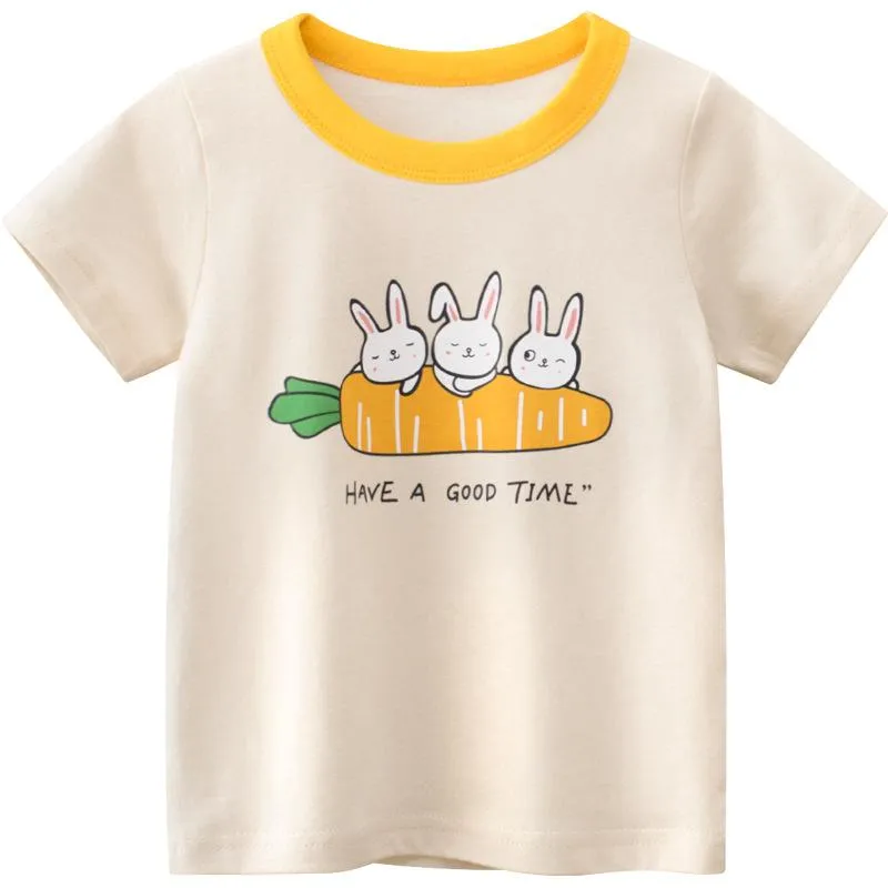 Toddler/Kid Girl's "Have a Good Time" Bunnies T-shirt