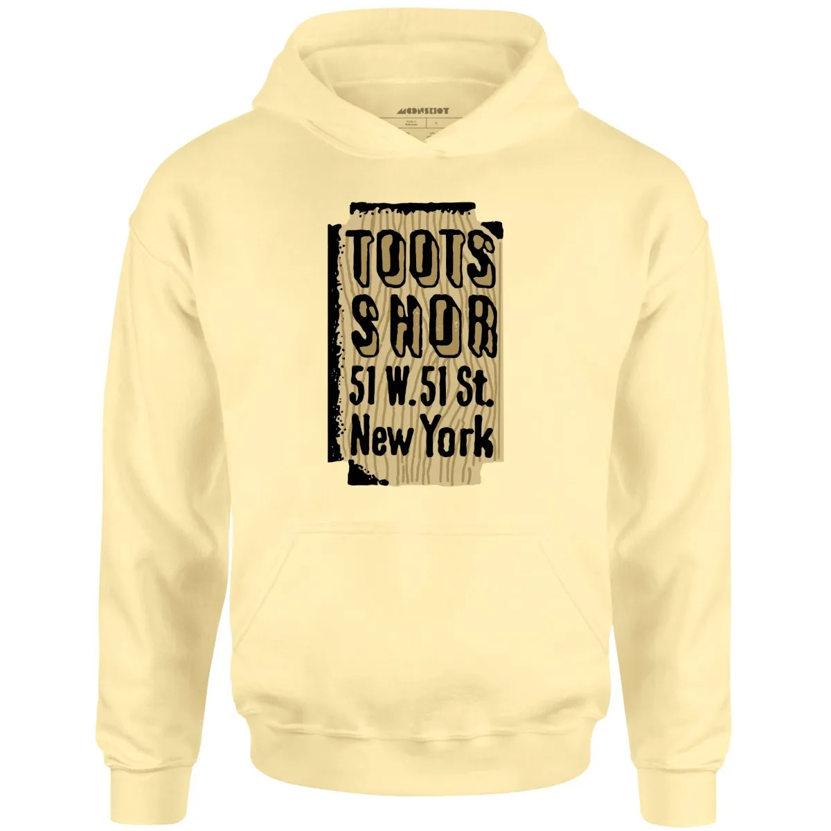 Toots Shor Sign - Manhattan, NY - Vintage Restaurant - Unisex Hoodie