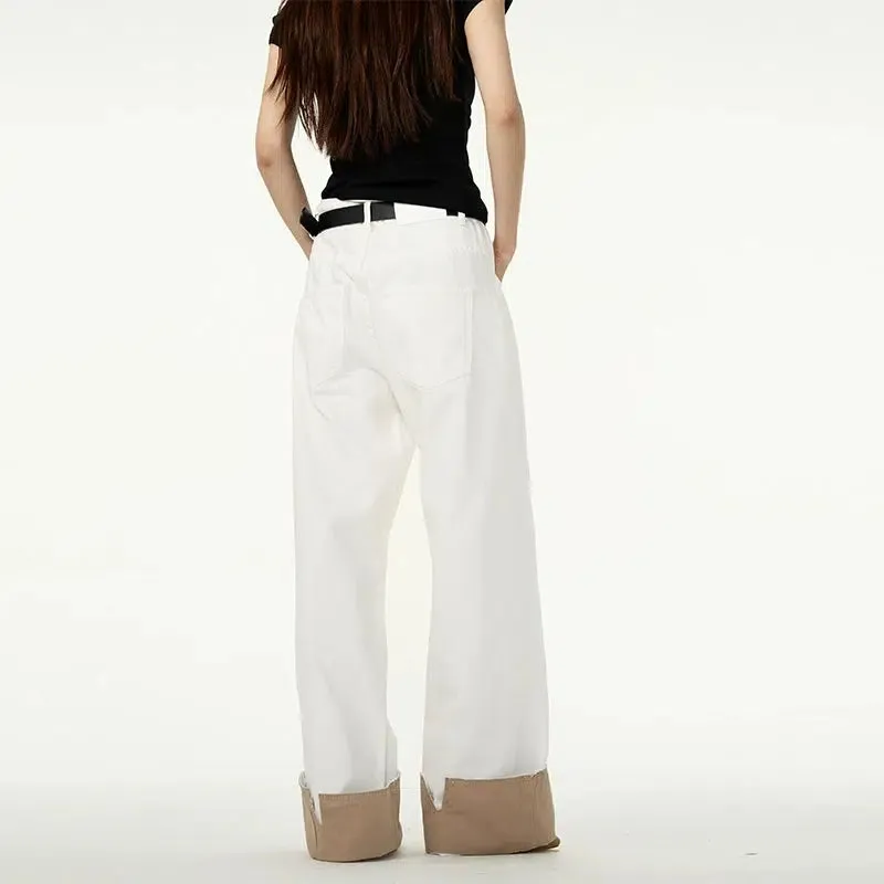 Versatile Straight Wide-leg Jeans